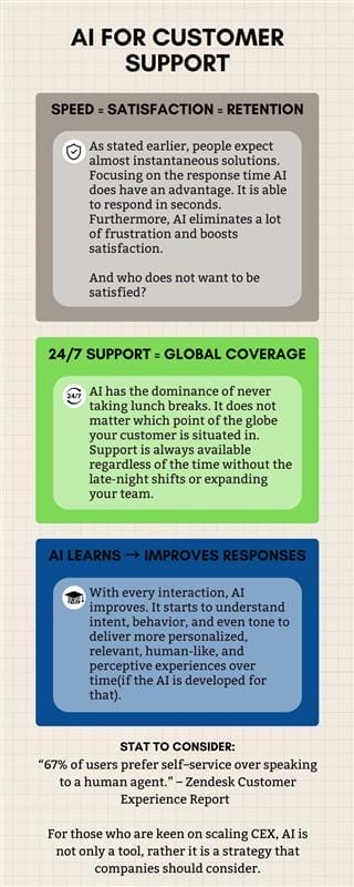 AI for customer support ai-for-customer-ibiixo